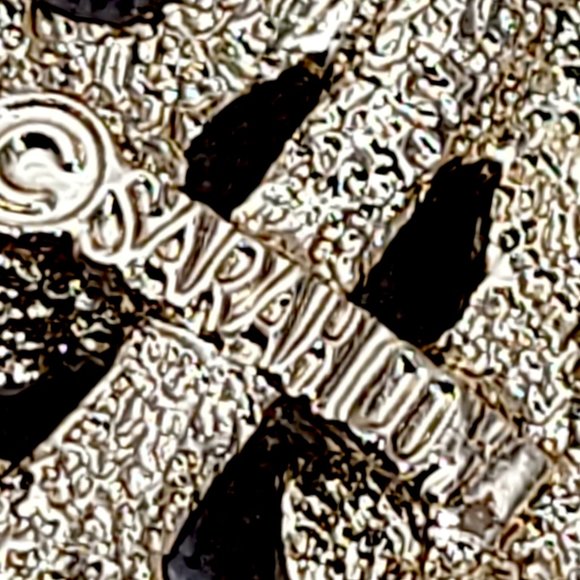 Designer Brooch Signed Sarah Coventry 60’s Red Blue Burst Pattern - Picture 5 of 6